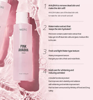 Nacific Pink Aha Bha Toner 150ml