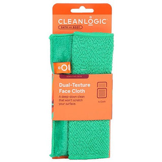 Clean Logic Bath & Body Dual Texture Face Cloth