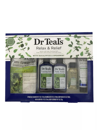 Dr Teals Relax & Relief Gift Set, Eucalyptus & Spearmint.