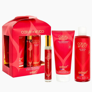 ADOPT Coeur à coeur Doos 30 ml eau de parfum + 250 ml douchegel + 200 ml bodymilk