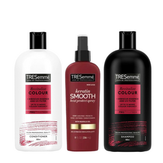 Tresemme Color & Keratin Care Set – Revitalizing Shampoo, Conditioner & Heat Protection Spray