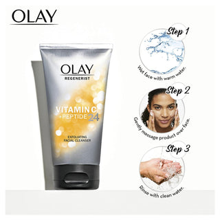 Olay Regenerist Vitamin C + Peptide 24, Face Wash, Brightening,150ml