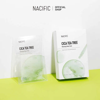 Nacific Cica Tea Tree Relaxing Mask Pack 10pcs 30ml