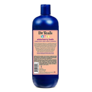 Dr Teals Kids 3-in-1 Bubble Bath, with Elderberry + Vit. C, 591ml