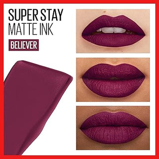 Maybelline Super Stay Matte Ink Liquid Lipstick, 40 Believer, 5g
