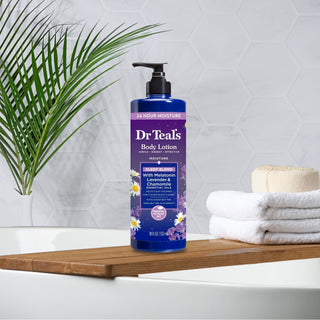 Dr Teal's Sleep Body Lotion with Melatonin, Lavender & Chamomile Essential Oils, 532ml