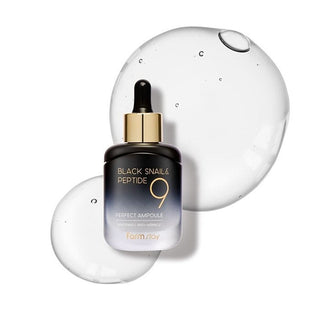Farmstay Peptide9 and Black Snail Perfect Ampoule deep replenishing 35ml
