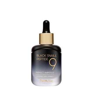 Farmstay Peptide9 and Black Snail Perfect Ampoule deep replenishing 35ml