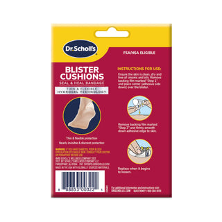 Dr. Scholl's Blister Cushions Seal & Heal Bandage with Hydrogel Technology