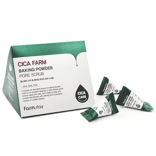Farmstay Cica Farm Baking Powder Pore Scrub for exfoliation and pore cleansing