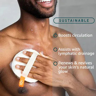 Cleanlogic Dual Texture Body Exfoliator, Certified Organic, 1 Each (Pack Of 6)