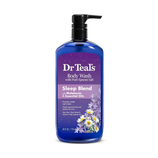 DR TEAL'S SLEEP BLEND BODY WASH WITH MELATONIN & ESSENTIAL OILS - 24oz Perfect Trust Beauty