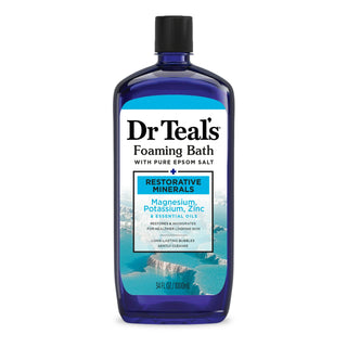 Dr Teal's Restorative Minerals with Magnesium, Potassium, and Zinc Foaming Bath, 1000ml