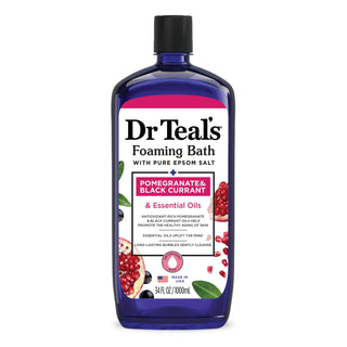 Buy Dr Teal's Foaming Bath with Pomegranate Oil & Black Currant, 34 fl oz