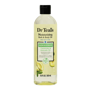 Dr. Teal's Glow & Hydrate Moisturizing Bath & Body Oil, 260ml