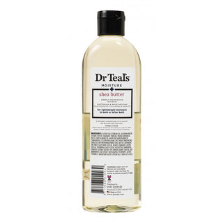 Dr. Teal's Moisturizing Bath Body Oil Ultra Rich Shea Butter Essential Oil 260ml