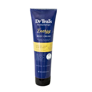 Dr Teal's Energy Body Cream + Orange, Sage & Bergamot, 226.8g