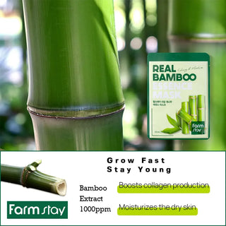 Farmstay Essence Mask Real Bamboo, 23ml