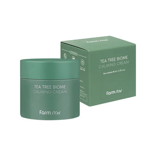 Farmstay Tea Tree Biome Calm Cream, 80ml