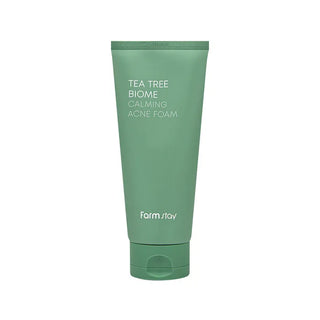 Farmstay Tea Tree Biome Calm Acne Foam, 180ml