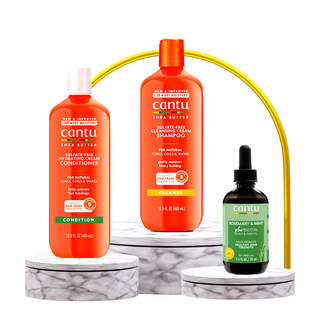 Cantu Hair Care Trio: Strengthening, Hydrating & Cleansing Essentials