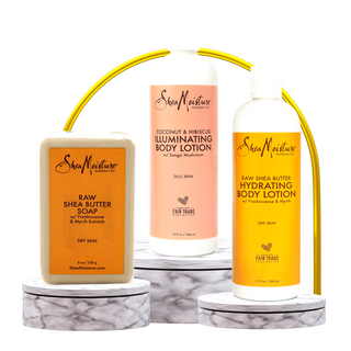 Shea Moisture Body Care Bundle: Illuminate, Hydrate & Cleanse