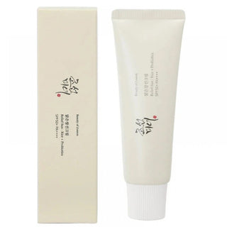 Relief Sun Rice + Relief Sun Organic Sunscreen SPF50, Probiotics SPF50+ Rice Sunscreen Korean PA++++ for All Skin Type and UV Defense(1PCS*50ml)
