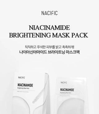 Nacific Niacinamide Brightening Mask Pack 10pcs 30ml