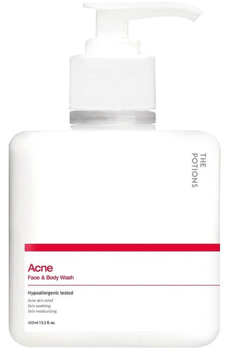 The Potions Acne Face & Body Wash 400ml
