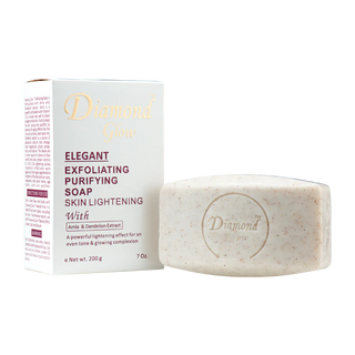 Diamond Glow Elegant Exfoliating Purifying Bar Soap, 200g