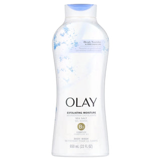 Olay Exfoliating Moisture Sea Salt With B3 Complex Body Wash, 650ml