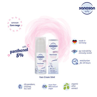 Sanosan Baby Panthenol Face Cream, 50ml