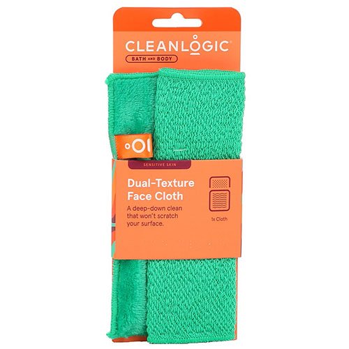 Clean Logic Bath & Body Dual Texture Face Cloth - Perfect Trust Beauty