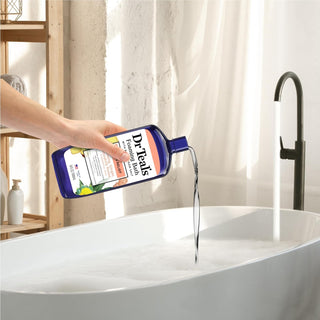 Dr Teal's Foaming Bath with Pure Epsom salt Ginseng, Ginger, Rhodiola Rosea & Essential Oil 1000Ml