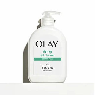 Olay Deep Gel Cleanser With Tea Tree Essential Oil, 473ml