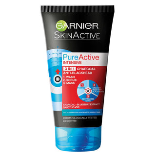 Garnier Pure Active Intensive Charcoal 3 in 1 – 150ml