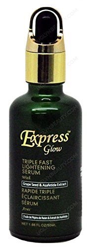 Express Glow Triple Fast Lightening Serum with Grape seed oil & Asafetida extract, 50ml