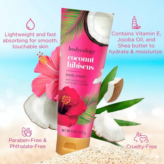 Bodycology Body Cream Coconut & Hibiscus 227ml