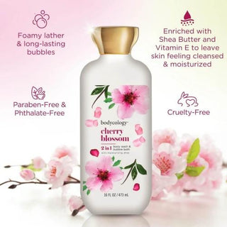 Bodycology 2 In1 Body Wash & Bubble Bath Cherry Blossom 473ml