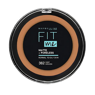 Maybelline Fit Me Matte + Poreless Foundation in shade 362 Deep Golden.