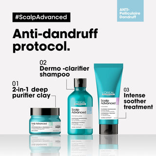 L'Oréal Professionnel Scalp Advanced Anti-Dandruff Dermo-Clarifier Shampoo 300ml