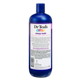 Dr Teal's Kids 3-in-1 Bubble Bath, Body Wash & Shampoo with Melatonin, 591ml