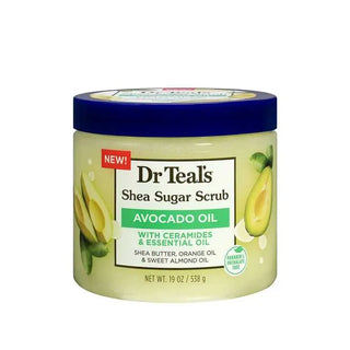 DR TEALS SHEA SUGAR SCRUB 538G AVOCADO