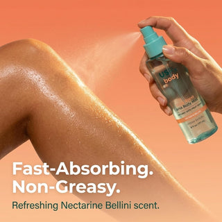 Urban Skin Rx Glow Boost AHA Body Mist Nectarine Bellini 177ml