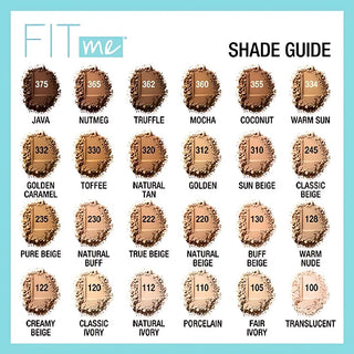 Maybelline Fit Me Powder 332 Golden Caramel