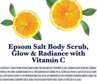 Dr Teal's Epsom Salt Body Scrub Vitamin C, 454g