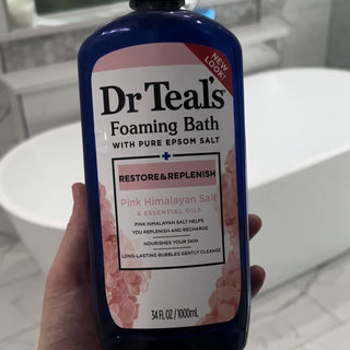 Dr. Teal's Pink Himalayan Body Wash, Restore and Replenish with Pure Epsom Salt and Essential Oils, 710ml