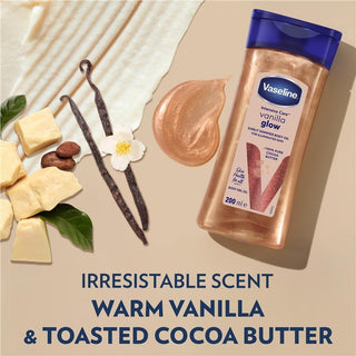 Vaseline Intensive Care Vanilla Glow Sunlit Shimmer Body Oil 200ml