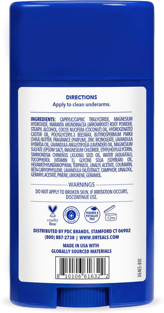 Dr Teal's Aluminum Free Deodorant Vanilla & Lavender 74ml
