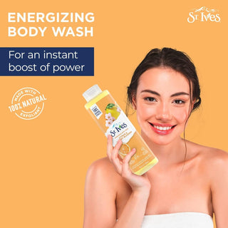 St. Ives Energy Body Wash Citrus & Cherry 650ml